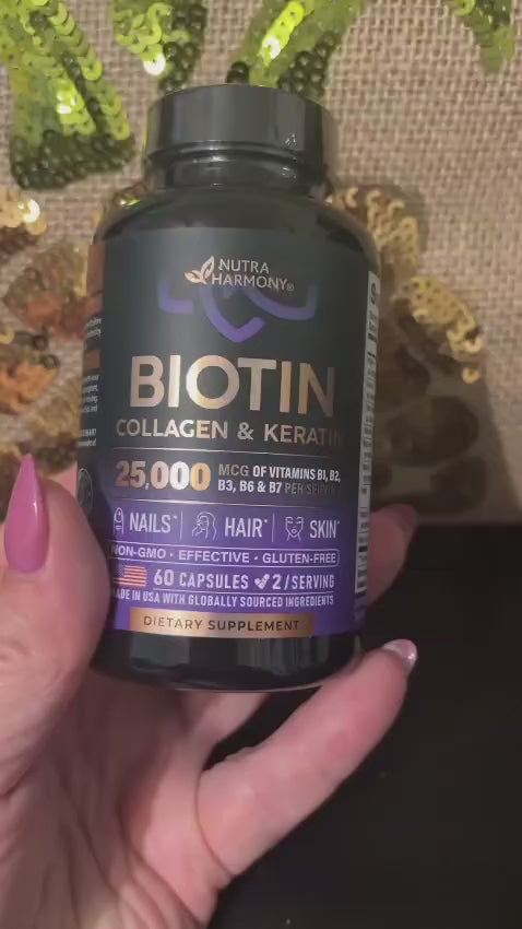 NUTRA HARMONY BIOTIN COLLAGEN & KERATIN